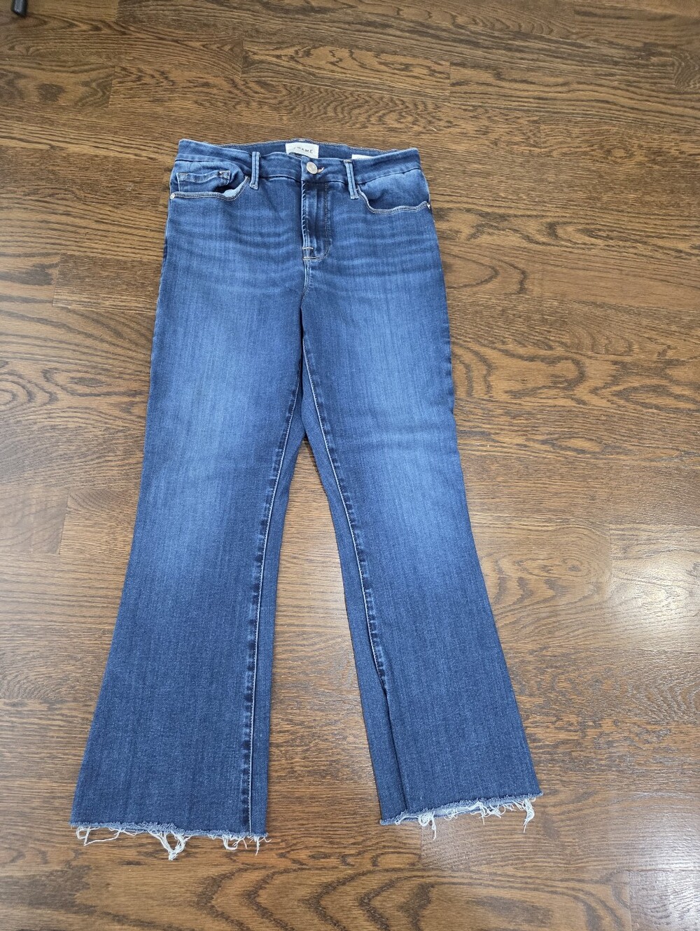 Classic Blue Women's  Jeans Raw Hem Sz.29